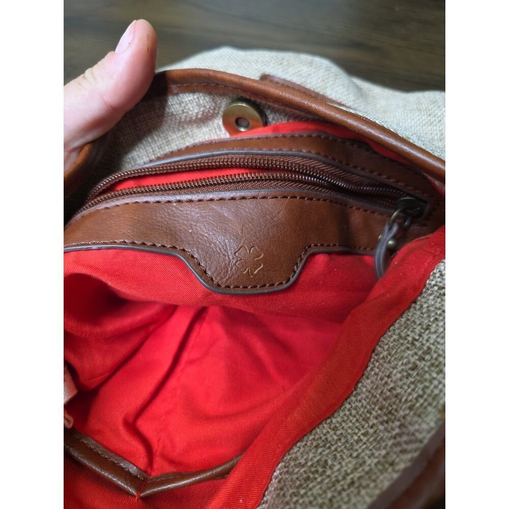 Lucky Brand Beige Kenya Tote Est. 1990 100% Cotton RN100583‎ - Picture 9 of 16